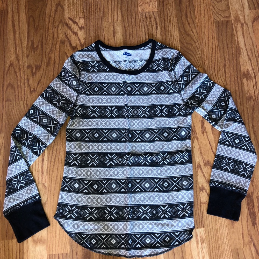 Waffle knit shirt